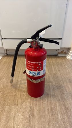 First Alert Red Fire Extinguisher