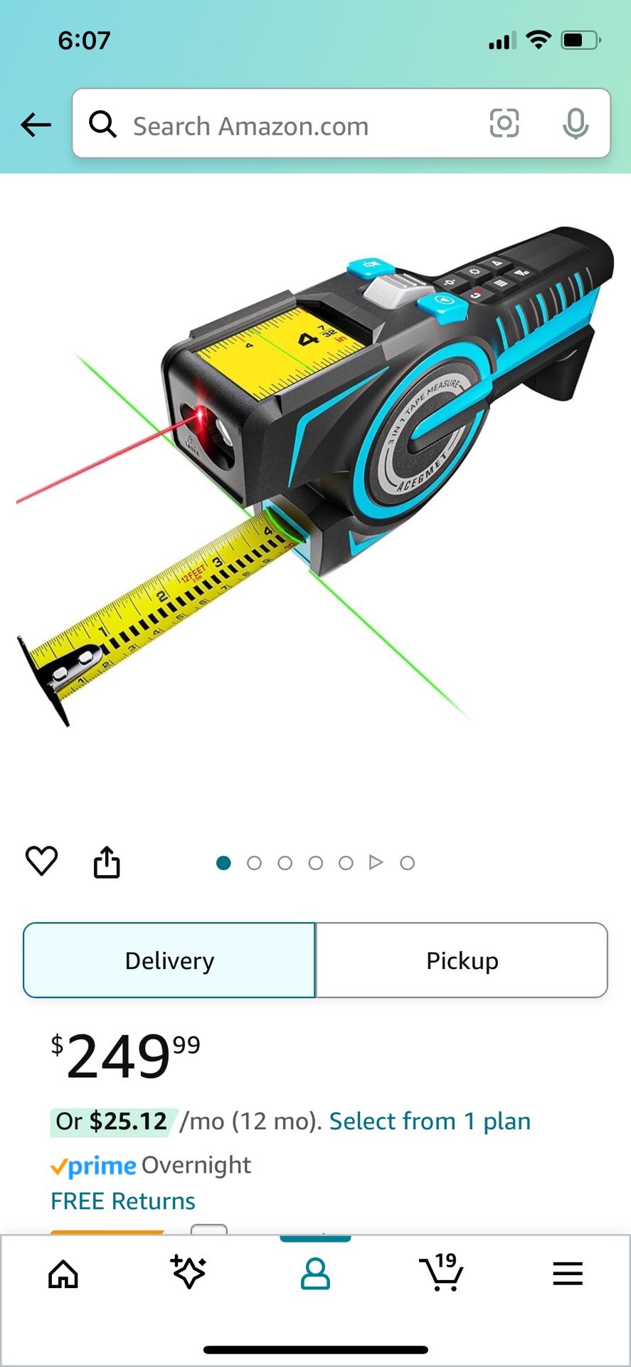 Acegmet 3 In 1 Tape Measure