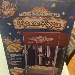 Brand New Cinema Choice Popcorn Popper Makes 1 Gallon 