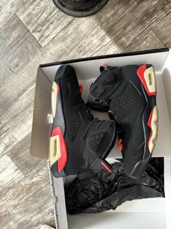 Retro Air Jordan 6 Black Infrared Size 12