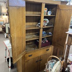 Vintage Antique Pine Cabinet