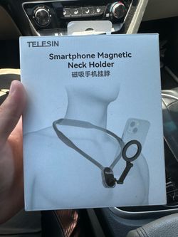 Smartphone Magnetic Neck Holder “Telesin”.  Open box, never used, in perfect condition