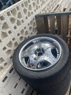 20” Rims/wheels And Tires - 5 Spoke