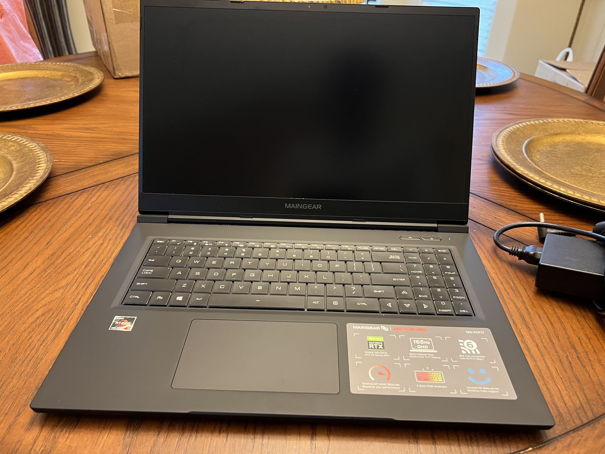 MAINGEAR Vector Pro (2021) 17.3 inch RTX 3070 Gaming Laptop, AMD Ryzen 9 5900HX Processor, NVIDIA GeForce RTX 3070 8GB GPU, 32gb Ram, 1tb Nvme SSD