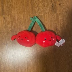 Cute Cherry stuffed animal (with toy)