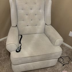 Electric Reclining Nursing Chair With Remote 