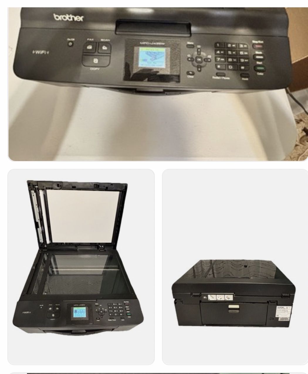 Brother MFC-J435W All-In-One Inkjet Printer Wi Fi Fax Copy Scan Printer Ink Jet