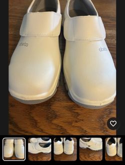 NEW Abeba 32130 ESD Slip-On Work Shoes White Size 42 Safety Standard Model 32130