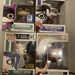 Harley Quinn And Catwoman Funko Pop