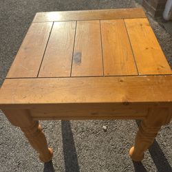 Wooden Side Table 