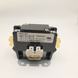 HVAC Motor Contactor 1 Pole FLA 40 Amp Coil 24VAC Air Conditioner Definite Purpose Contactor Replacement Relays, A/C, Heat Pump, Refrigeration Systems