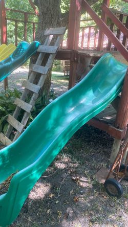 Treehouse slides