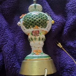 Vintage Signed Capodimonte Lamp