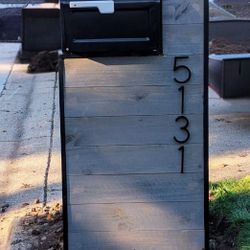 Cedar Mailbox Posts... Customizable 