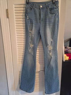Ladies jeans size med ( 6) tall new