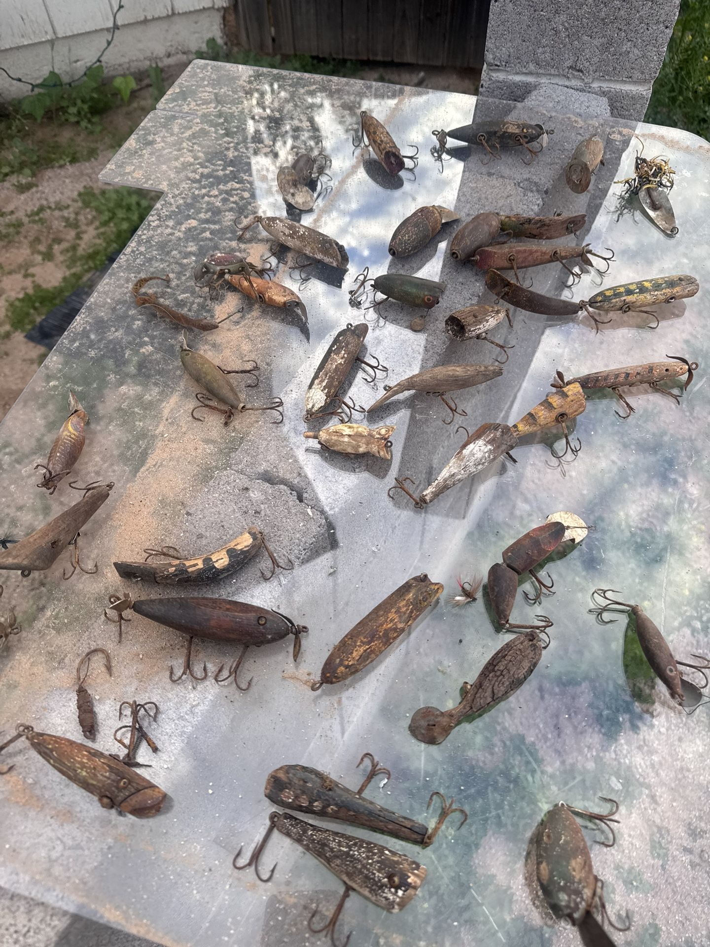 Vintage Wooden Fishing Lures