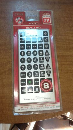 Sentry really big universal remote