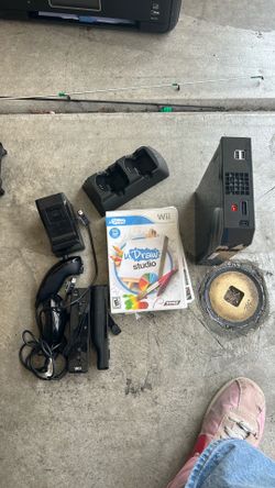 Complete Wii Console Bundle Including Games Chargers and Controllers