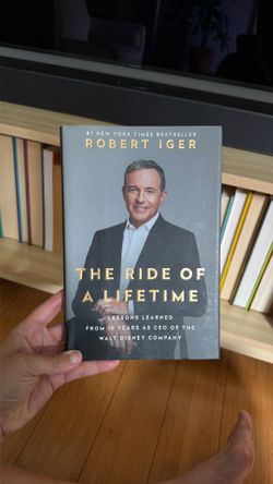 The Ride of a Lifetime by Robert Iger Hardcover Book NEW