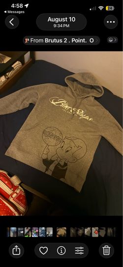 Blue stripe hoodie