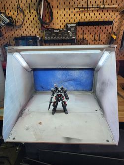 Portable Airbrush Spray Booth with LED Lighting