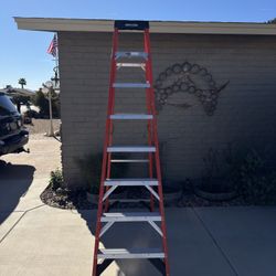 8 Foot Fiberglass Step Ladder