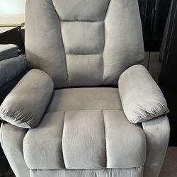 Power Swivel Rocker Recliner Chair for Adults,Rocking Reclining Chair for Living Room with Massage and Heat, Electric Fabric Recliner Sofa Chair with 