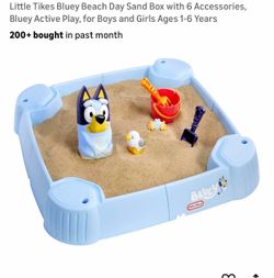Brand new  little  tikes  day beach  sand box bluey sand