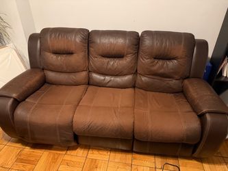 Leather sofa