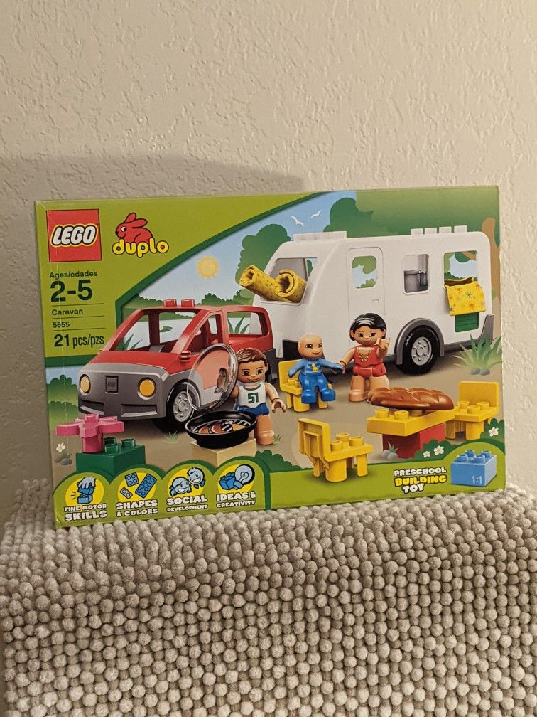 New Lego Duplo Legoville Town Caravan Camper Trailer Sealed Set 5655