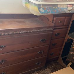 Vintage Baby Changing Table And Dresser