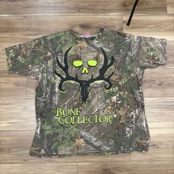 Y2K Realtree Camo Shirt Bone Collector 2XL 