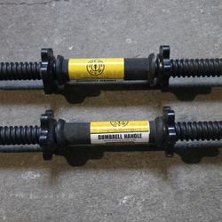 Dumbell Handle, 1 Pair, New