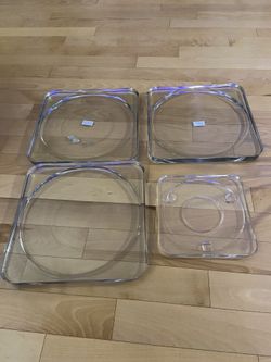 IKEA CANDLE DISH - 11”x11” - 3 pcs