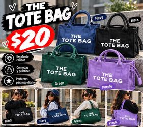 The Tote Bag Canvas Tote – Multiple Colors $20 each