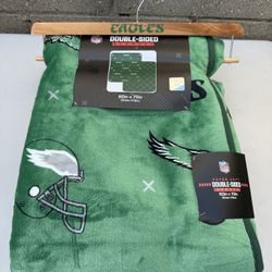 Nfl Philadelphia Eagles Double Sided Blanket 60x70