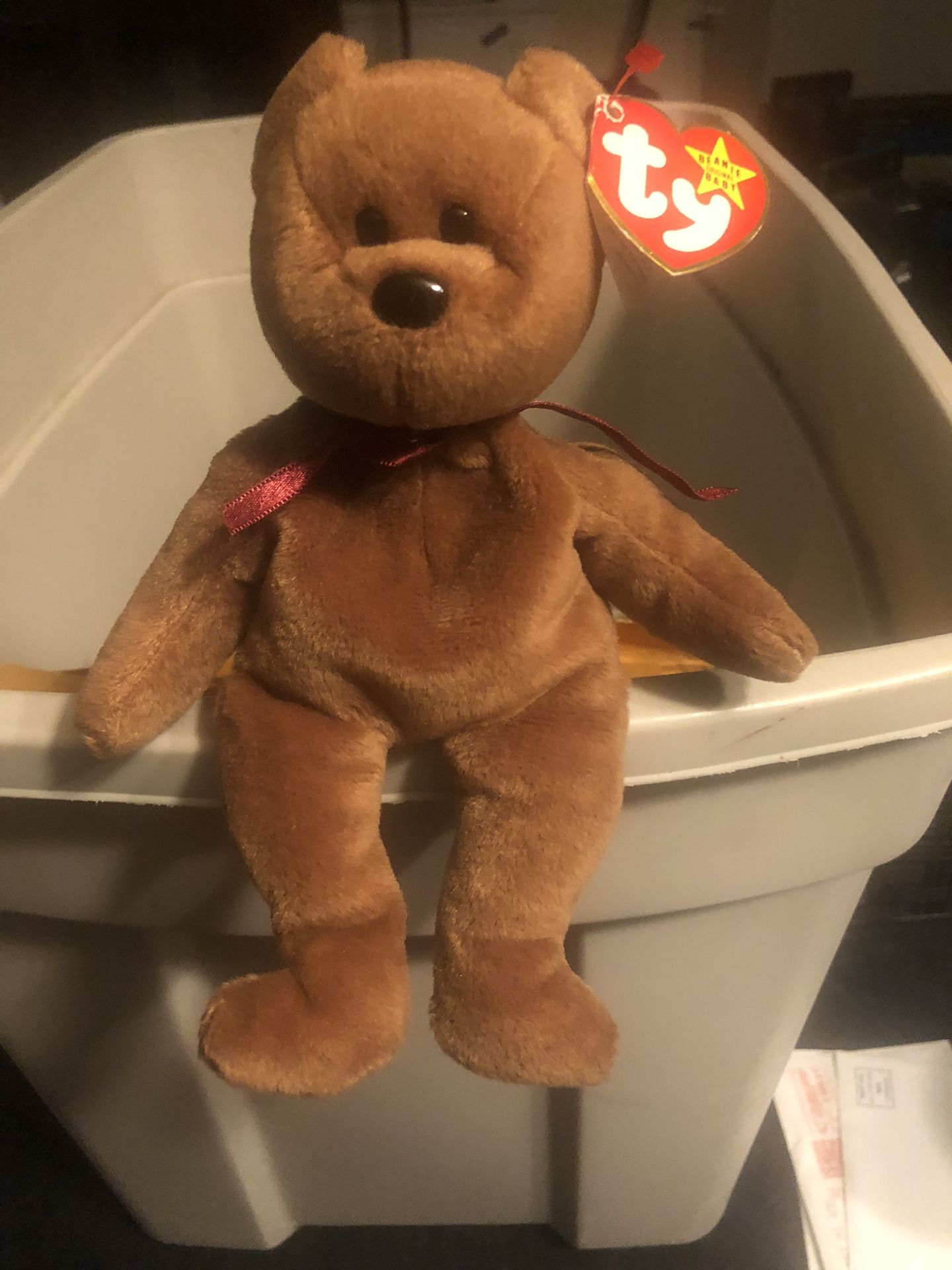 Rare Beanie Baby Teddy 4050