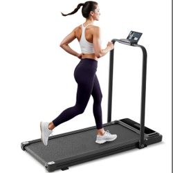 Compact Folding Treadmill with Display