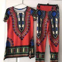 Brand New/ African Kids Matching Outfit- M/L