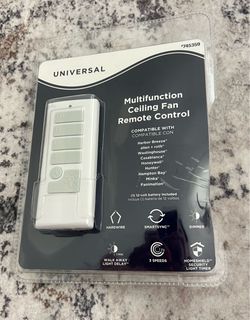 NEW Harbor Breeze Ceiling Fan Remote Control 0745359 3-Speed Universal SmartSync