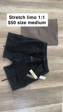 Essential shorts white and black size medium can get 1 or both for 90