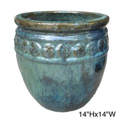Glazed Ceramic Pot 