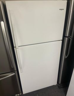 Whirlpool Top Mount White Refrigerator Fridge
