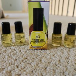 Lot Of Dadi Oil 1/2 Oz & Mini Cuticle Oil Nail Skin Care