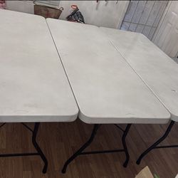 3 6 ft maxchief banquet tables