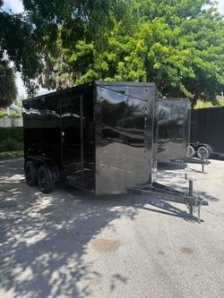 Hook & Line 6 x 12 Enclosed Trailer 7k