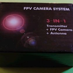 FPV CAMERA SYSTEM 3 In 1 Transmitter, FPV Camera, And Antenna