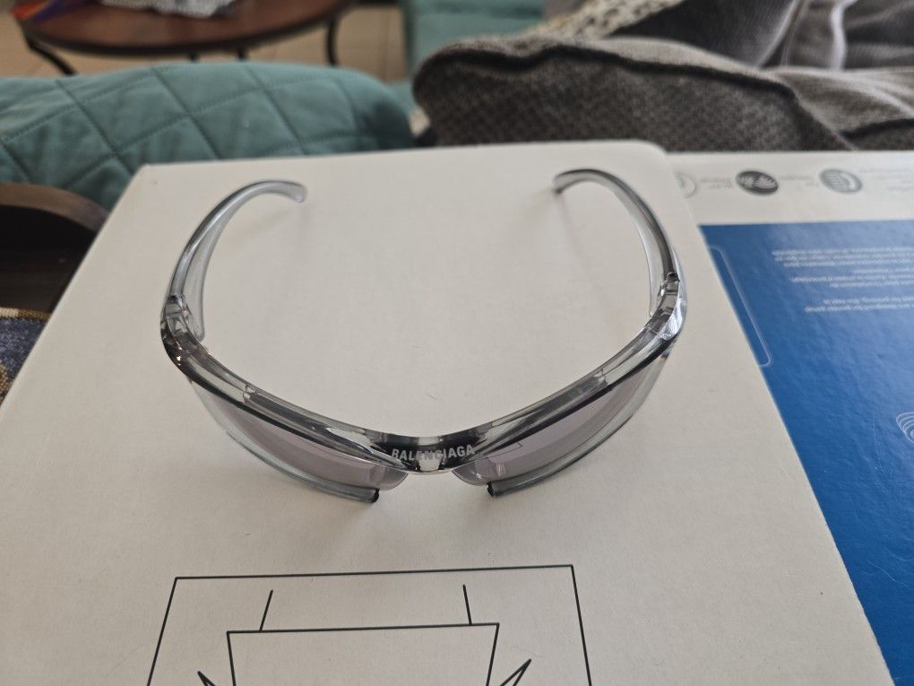 Balenciaga Clear Sunglasses 
