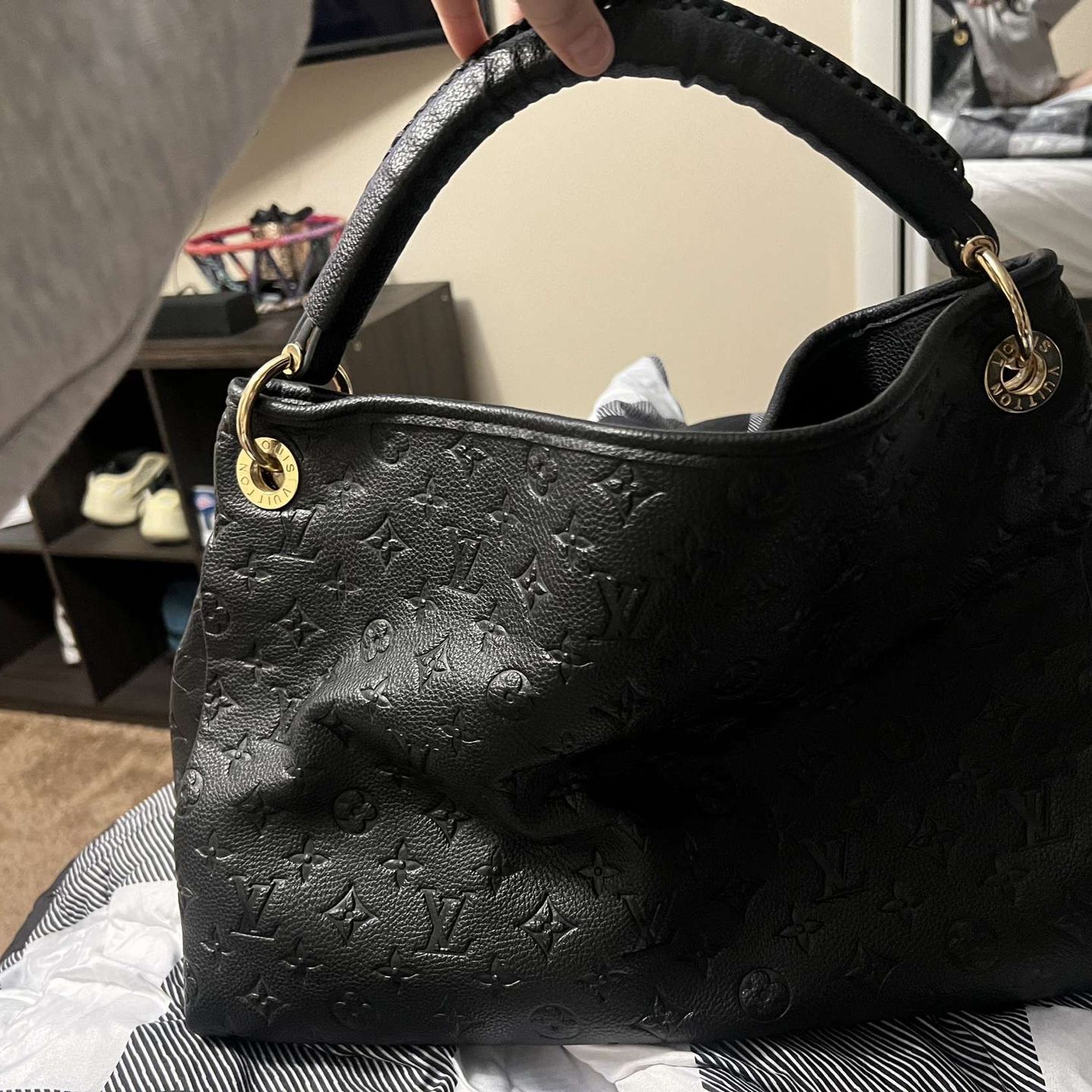 Louis Vuitton Black Handbag 