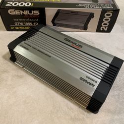 Brand New Genius Audio 2000w Max Power Bass Subwoofer Amplifier  $220 Each